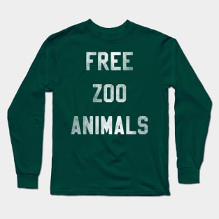 Free Zoo Animals Long Sleeve T-Shirt